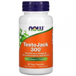 Препараты для повышения тестостерона NOW TestoJack 300   (60c.)