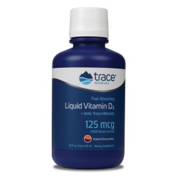 Комплексы витаминов и минералов Trace Minerals Liguid Vitamin D3 125 mcg  (473 мл)