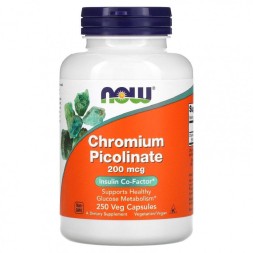 Комплексы витаминов и минералов NOW Chromium Picolinate   (250c.)