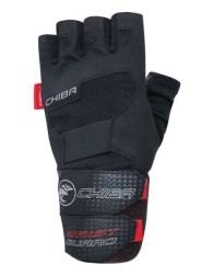 Мужские перчатки для фитнеса и тренировок CHIBA 40128 Wristguard III   (черные)