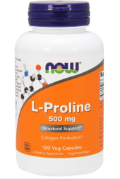 Комплексы витаминов и минералов  L-Proline 500 mg   (120 vcaps)