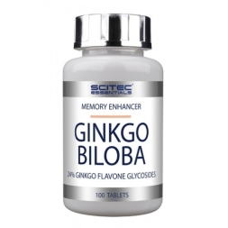 БАДы для мозга Scitec Ginkgo Biloba  (100 капс)