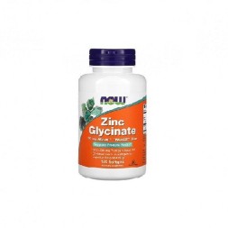 Комплексы витаминов и минералов NOW Zinc Glycinate   (120 softgels)