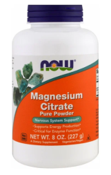 Комплексы витаминов и минералов NOW Magnesium Citrate Pure Powder 227g. 
