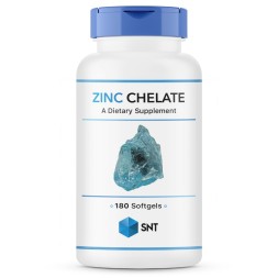Комплексы витаминов и минералов SNT SNT Zinc Chelate 25 mg 180 softgels  (180 softgel)