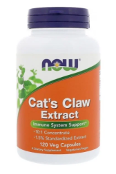 БАДы для мужчин и женщин NOW Cat's Claw Extract  (120 vcaps)
