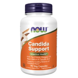Специальные добавки NOW Candida Support   (90 vcaps)