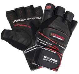 Мужские перчатки для фитнеса и тренировок Power System PS-2810  (Красные)