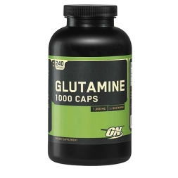 Аминокислоты в таблетках и капсулах Optimum Nutrition Glutamine  (240 капс)