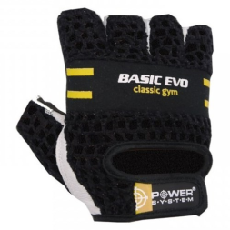 Мужские перчатки для фитнеса и тренировок Power System PS-2100 EVO перчатки  (Черно-желтый)