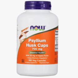 Специальные добавки NOW Psyllium Husk Caps 700 mg   (180 vcaps)